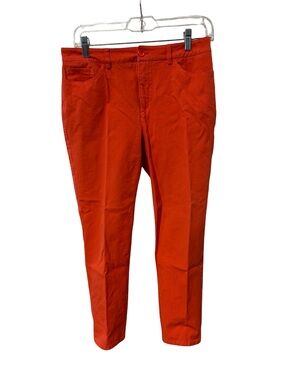 Peace of Cloth Orange Slim Pants